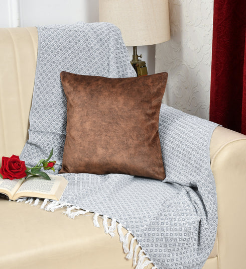 Walton by Florida Velvet Decorative Cushion Cover for Sofa (Set of 1 Piece)
